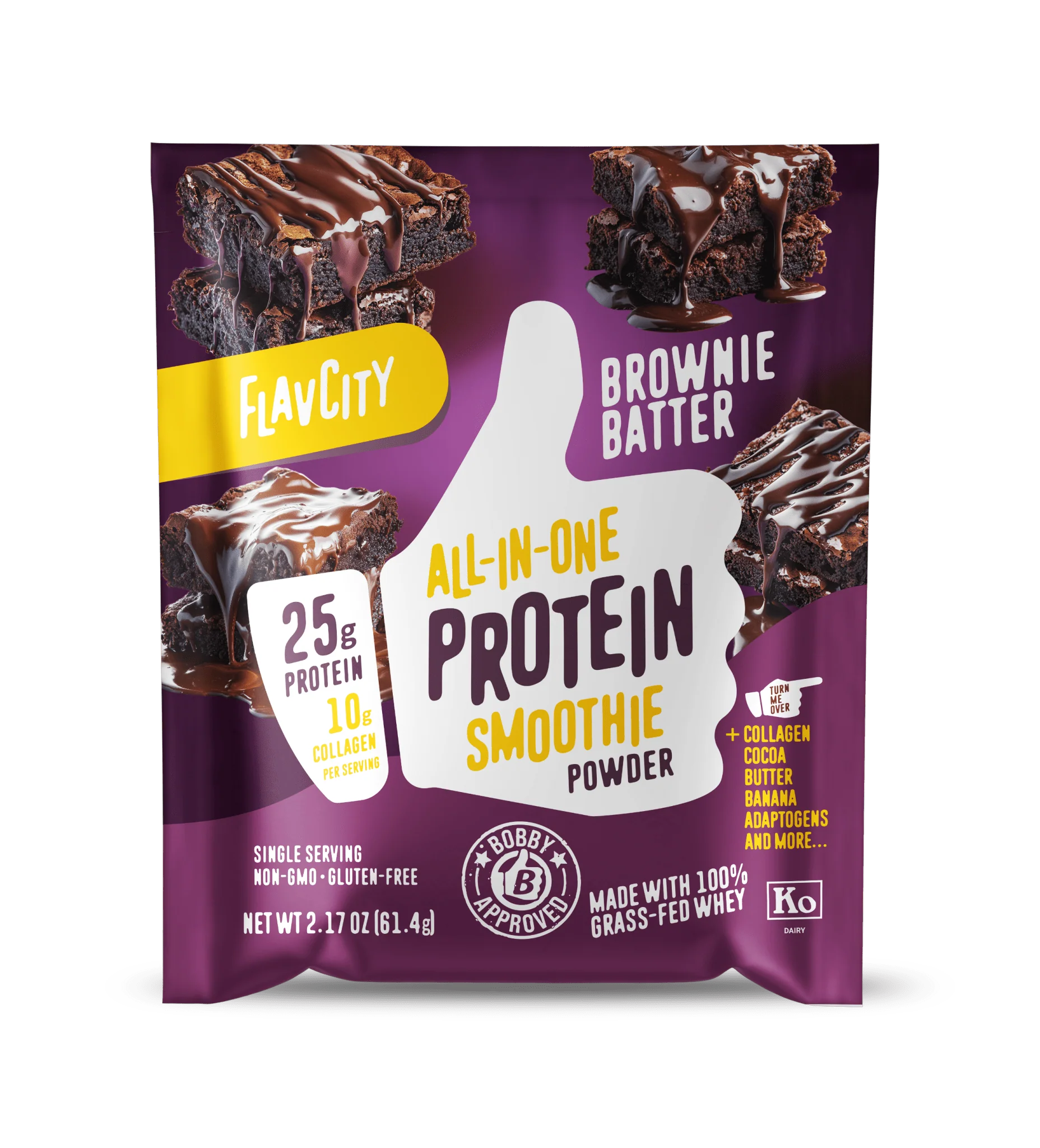 Protein Smoothie Single-Serve Brownie Batter
