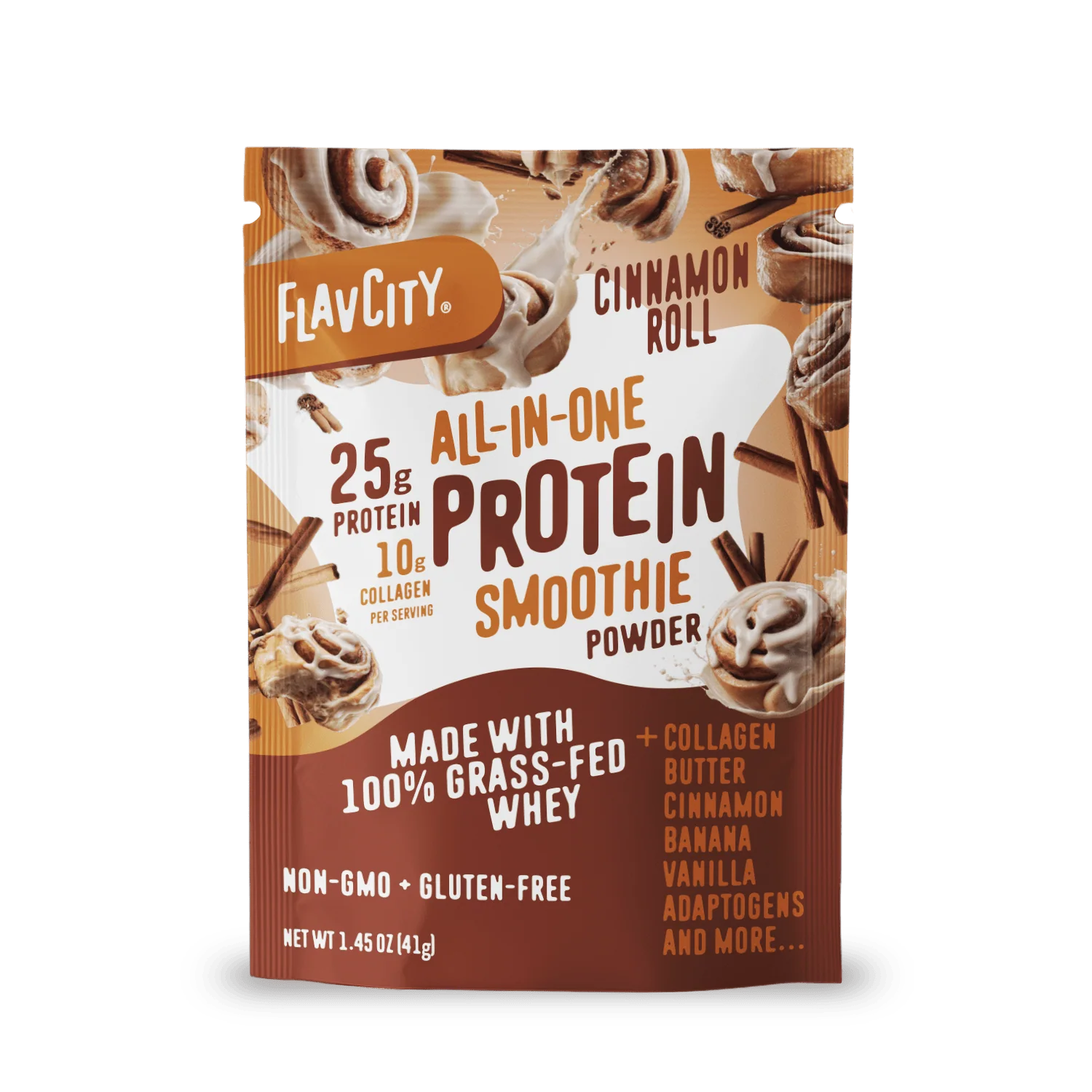 Protein Smoothie Single-Serve Cinnamon Roll