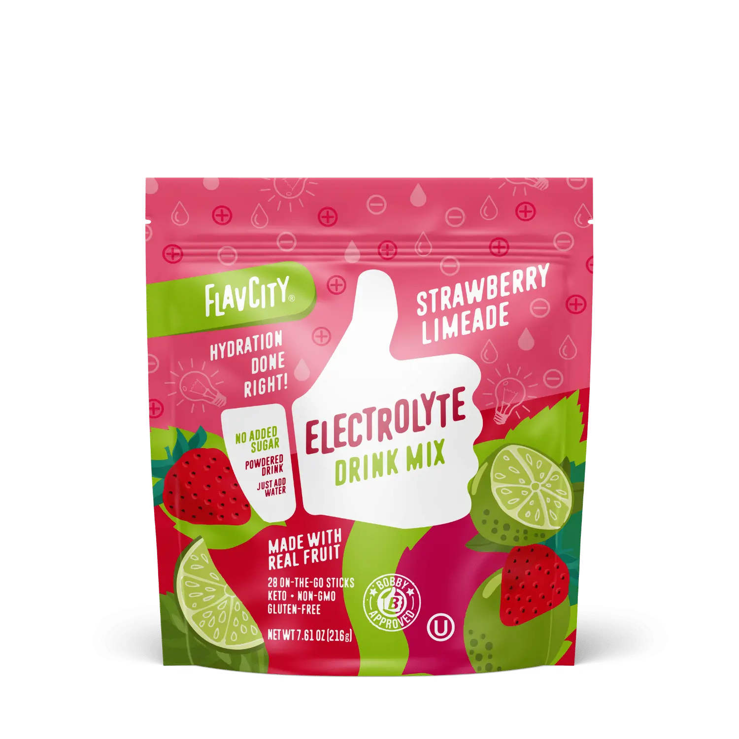 Strawberry Limeade Electrolyte Mix